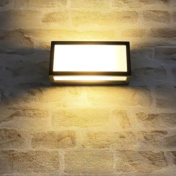 Applique murale NEWPORT extérieure IP54 E27 Noire