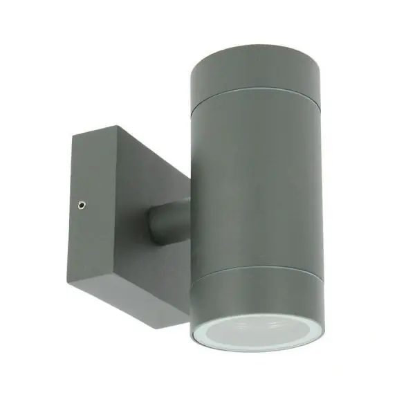 Applique VENICE Anthracite extérieure double faisceau GU10 IP54