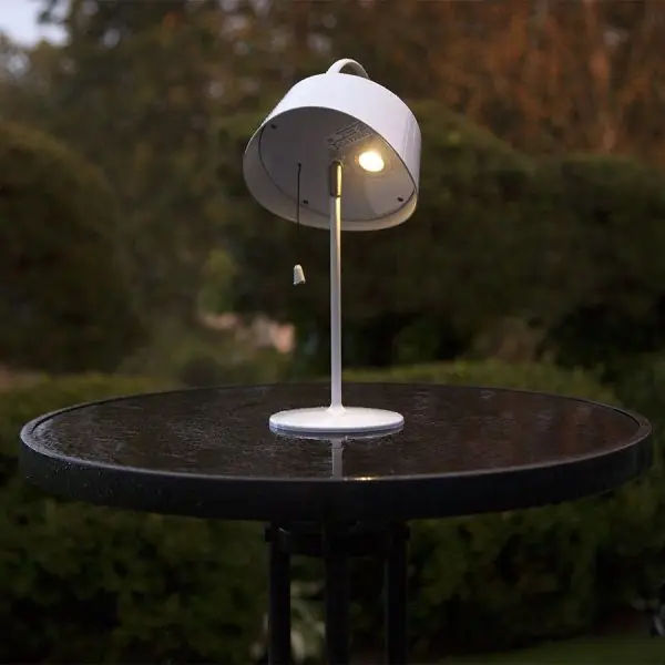Lampe à poser LED solaire extérieur Blanc chaud