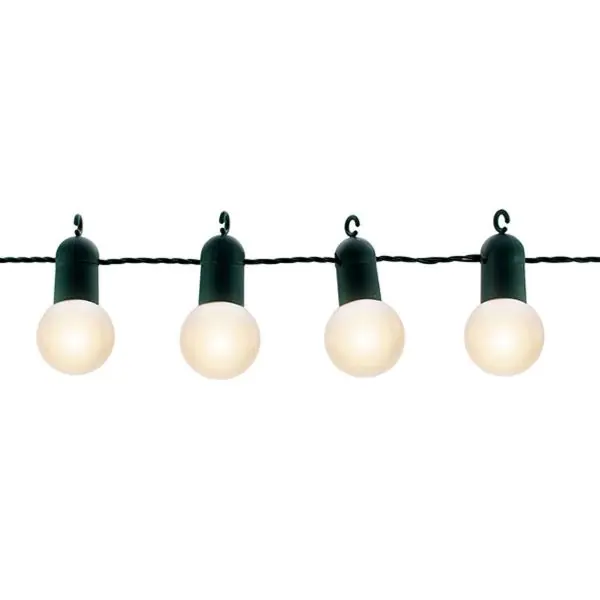 Guirlande guinguette Solaire 15 Ampoules LED Blanc Chaud