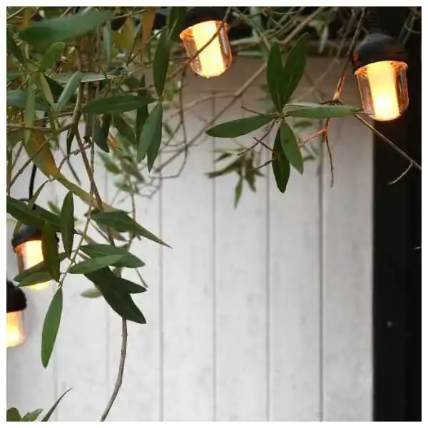 Guirlande LED Effet Flamme LED 8 Ampoules 4,2 mètres