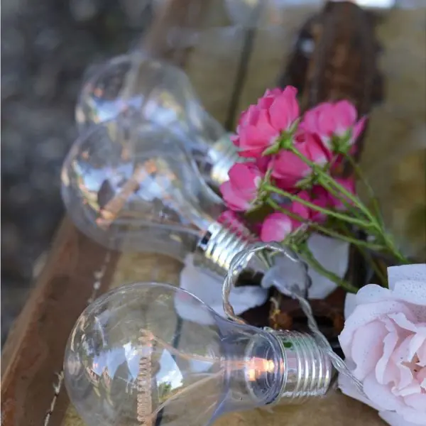 Guirlande LED 8 ampoules transparentes 3.5 m