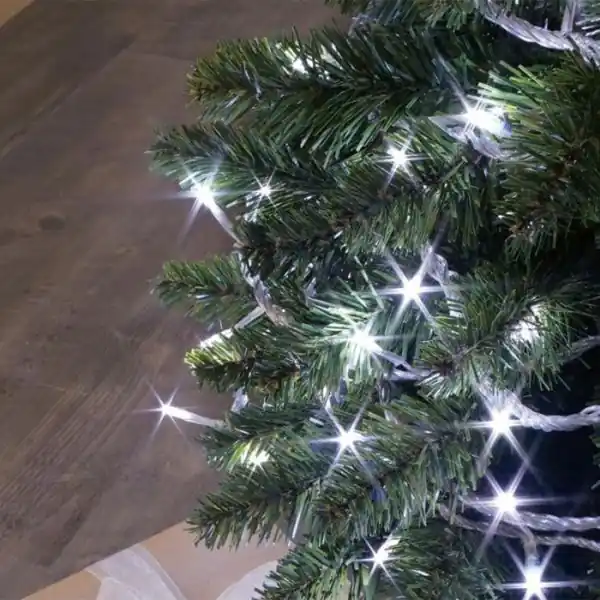 Guirlande Lumineuse Flicker 128 LED Blanches 8M Extérieur