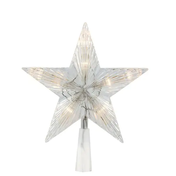 Cimier étoile LED animée Blanc chaud