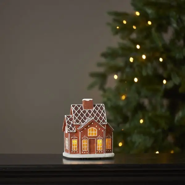 Décor Maison GINGERVILLE Pain d'épice lumineux LED