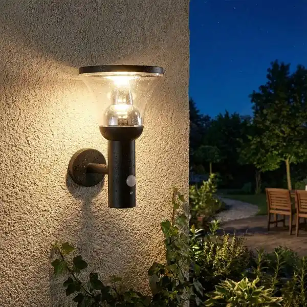 Applique solaire LOIRET Equi. 80W Détecteur de Présence 3 Modes