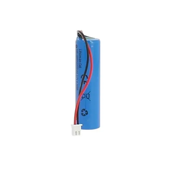 Batterie lithium 18650 2200mAh avec connecteur pour borne et applique solaire