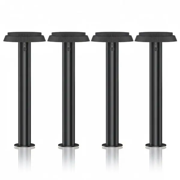 Lot de 4 Bornes Lumineuses Solaires DOURO CCT 80W - 1000Lm