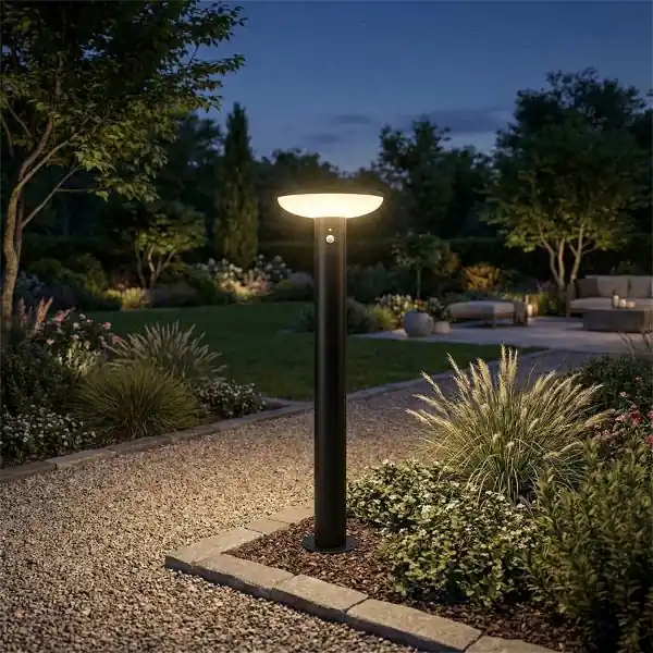Grande borne LED extérieur solaire TURSAC CCT Eq 80W H80cm