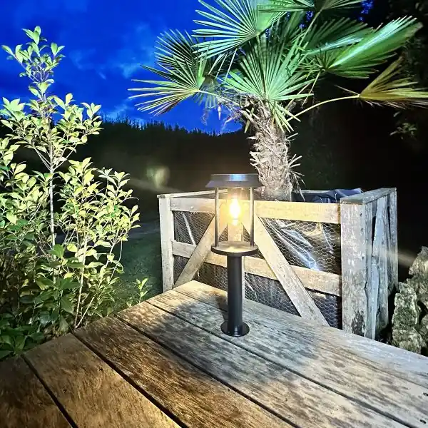 Borne Solaire LED Extérieure ESCALA 53cm Equi. 40W Détecteur de Présence 53cm