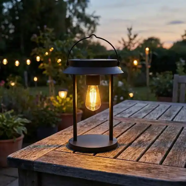 Lampe de table solaire ESCALA à filament