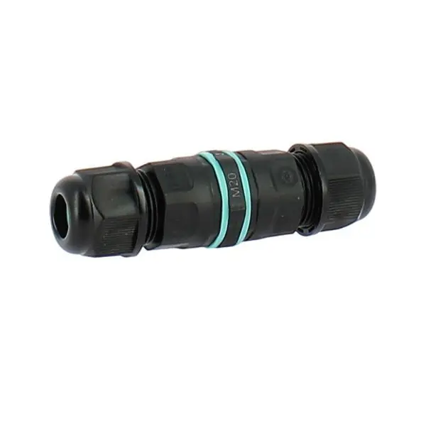 Connecteur Étanche noir IP68 3 Fils automatique