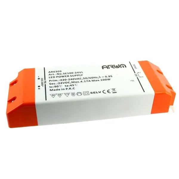 Transformateur LED 100 Watt SELV 24V DC