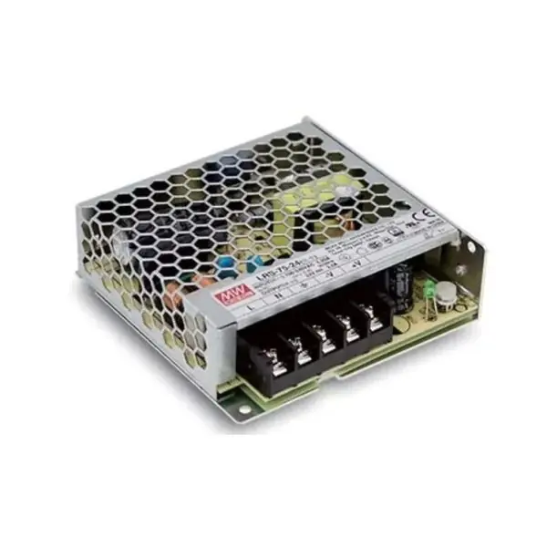 Alimentation à découpage intégrée, Mean Well 76.8W, 1 sortie à 24V c.c. 3.2A