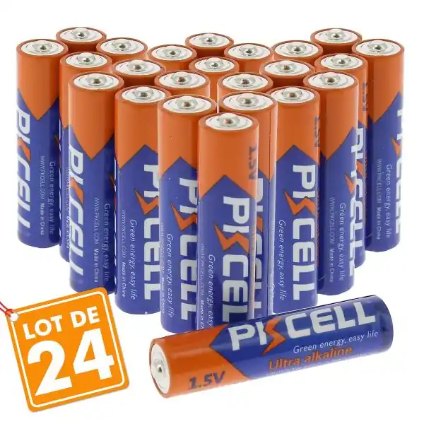Lot de 24 Piles AAA LR3 Ultra Alcaline 1.5V