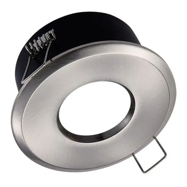 Support Spot Encastrable Fixe BBC IP65 Acier Brossé