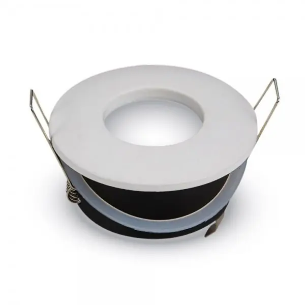 Support spot LED GU10 Blanc D84 IP54 étanche