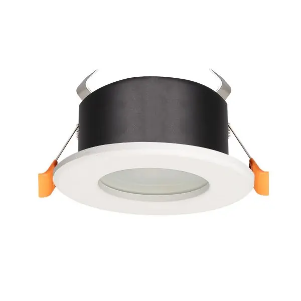 Support Spot LED étanche IP65 Fixe Rond BBC blanc