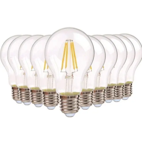 Lot de 10 Ampoules E27 4W 840 Lumens 3000K Classe A