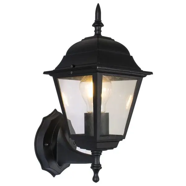 Applique Murale Extérieure Montante CLASSIC E27 Noir