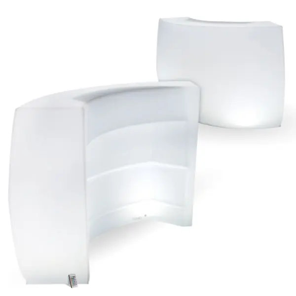 Bar 1/4 de Cercle Rechargeable LED Extérieur 106 cm
