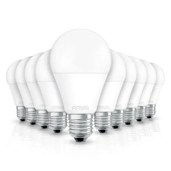 Lot de 10 Ampoules E27 11W 2700K Blanc Chaud