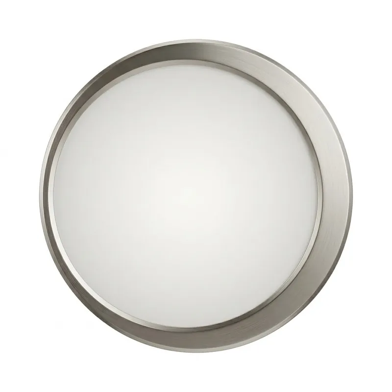 Applique Murale Ronde Design | Éclairage LED Nickel Brossé Intérieur | MaisonLumexia