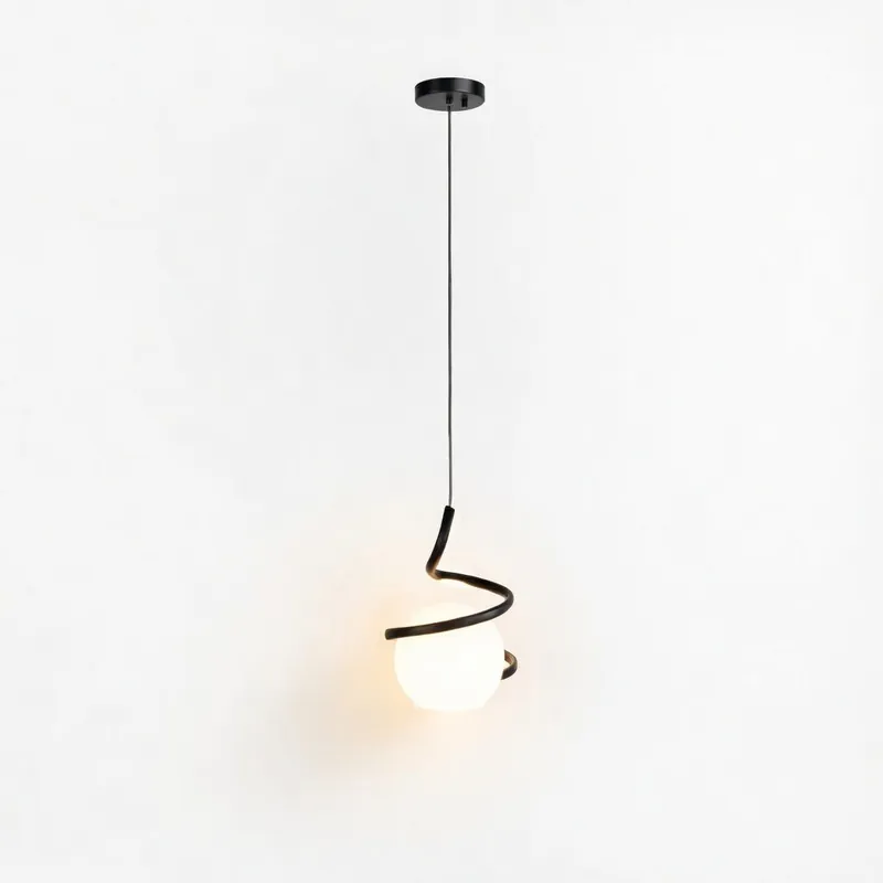 Luminaire Suspendu Globe Verre | Style Nordique | MaisonLumexia