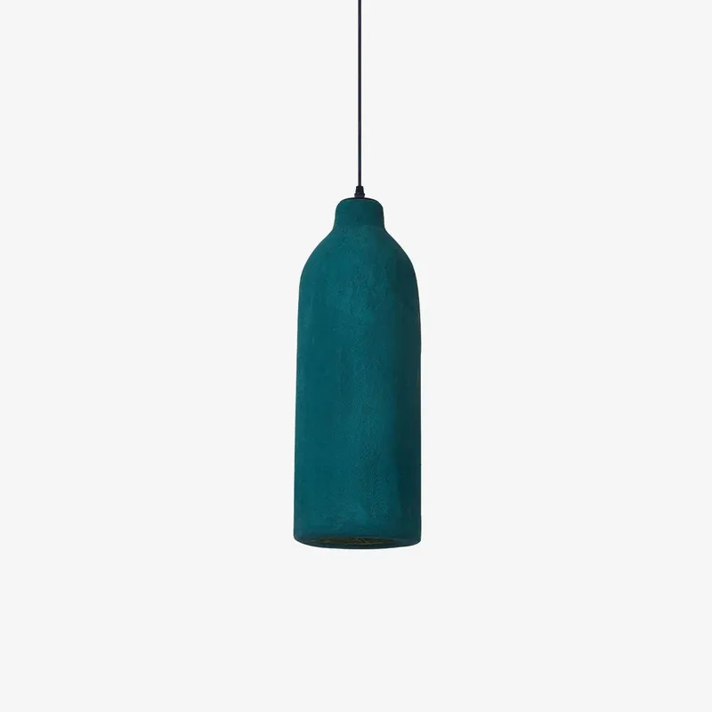 Suspension en Polystyrène Haute Densité | Ø 18 × H 50 cm | Finition Vert Foncé