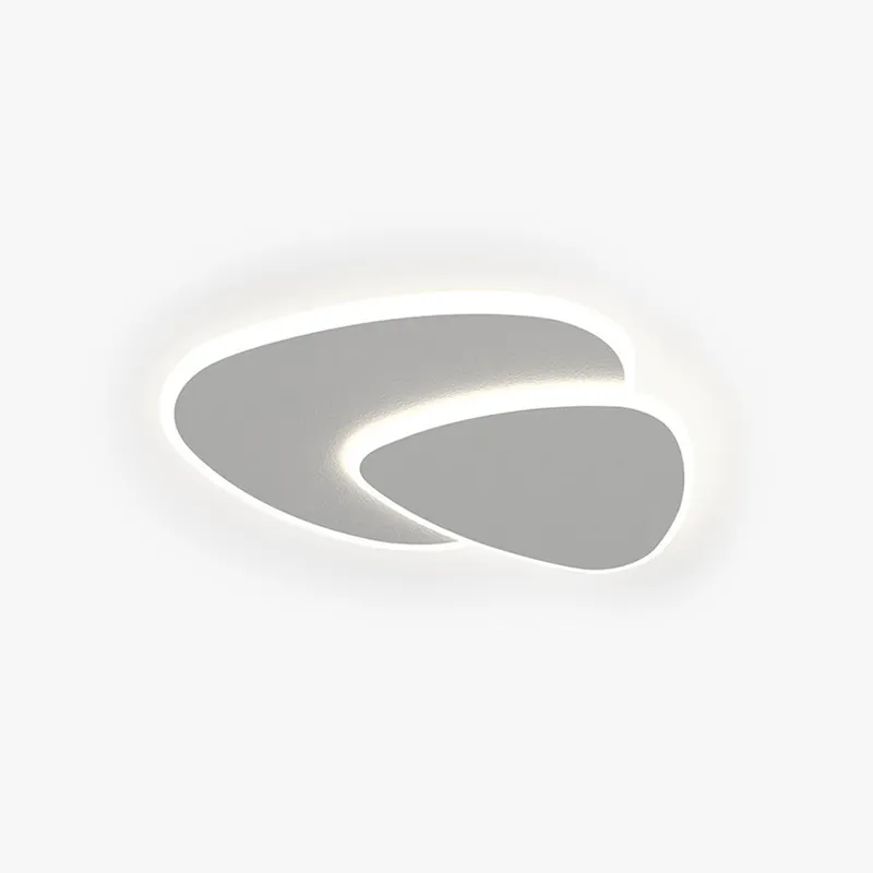 Plafonnier Triangle Moderne Blanc