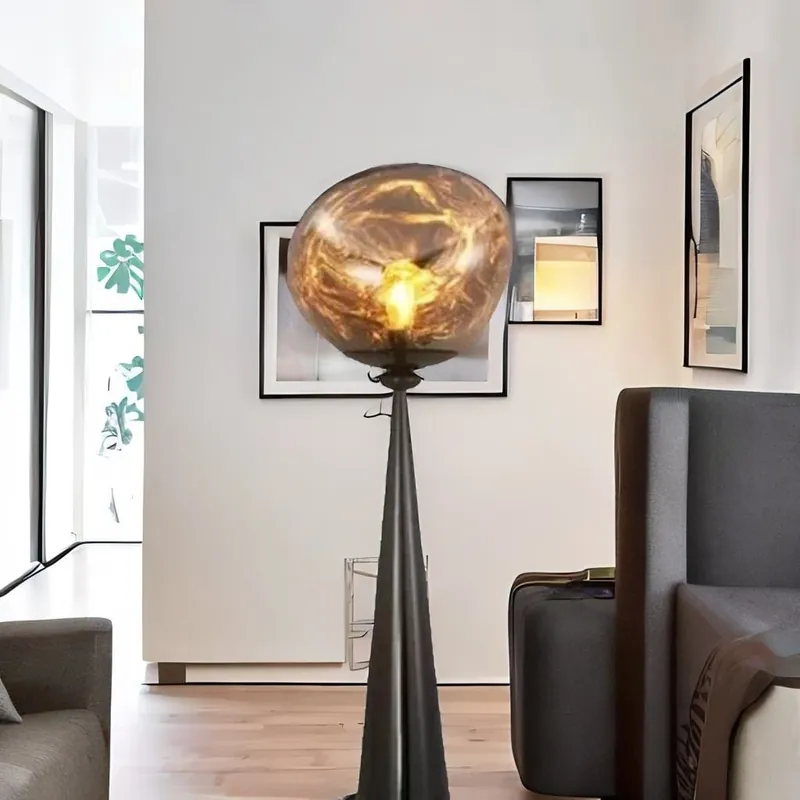 Lampadaire Doré - Luxéra