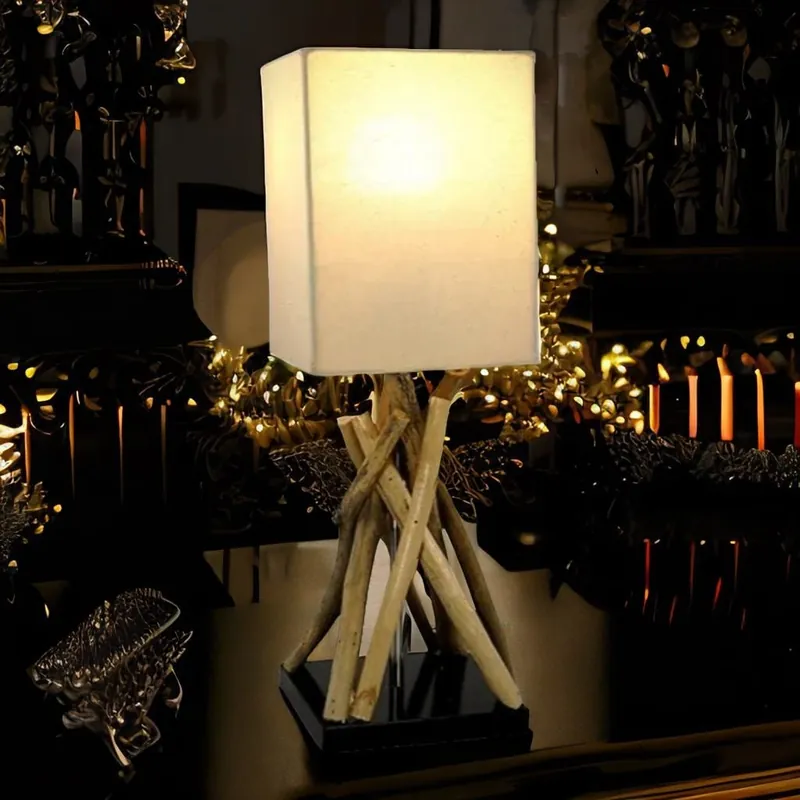 Lampe Bois Flotté - Boisilla Lumière