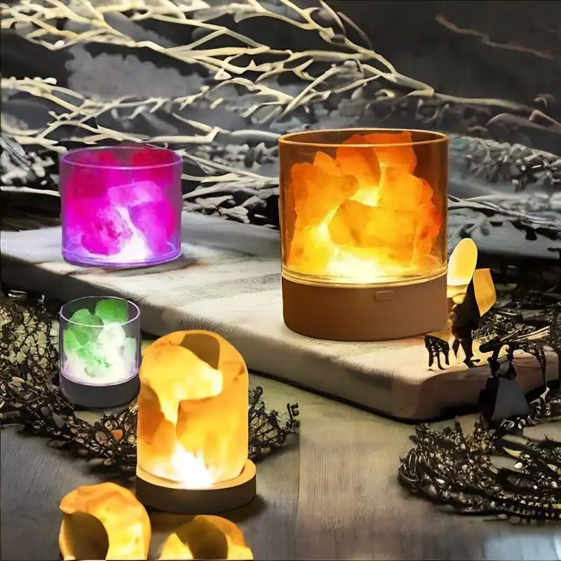 Multicolori - Lampe en Cristal de Sel