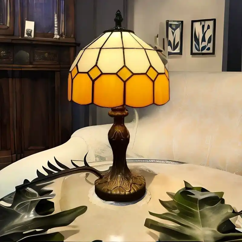 Lampe Tiffany Orange - O'Light