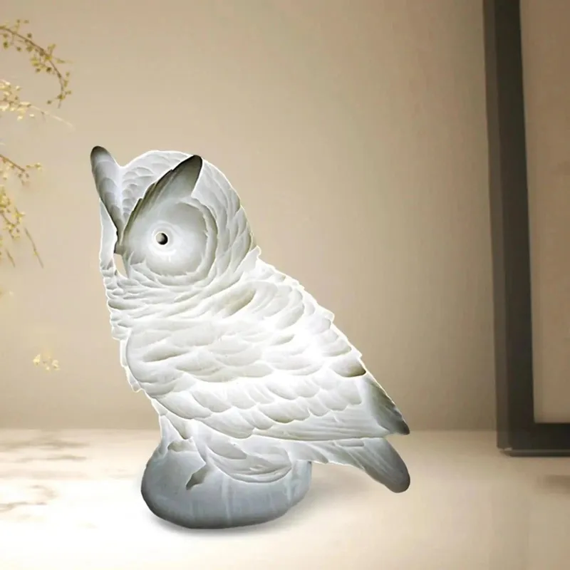 Lampe de chevet Rétro - Hibou Glow
