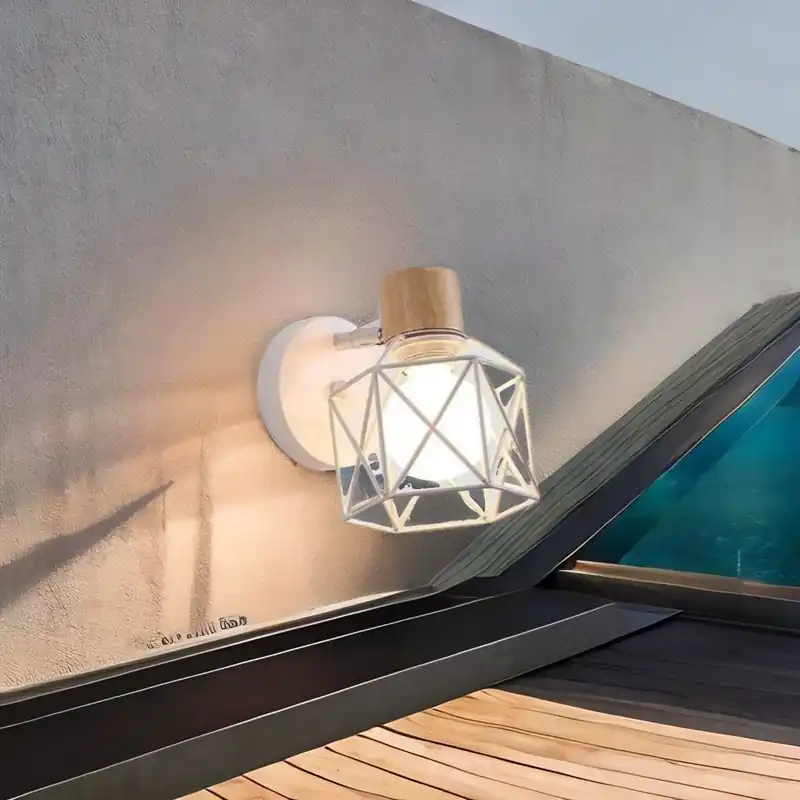 Lampe de Chevet Murale Bois - Illumina