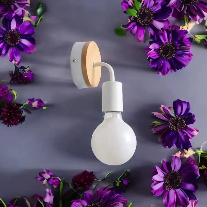 Lampe de Chevet Murale Bois - Lumina