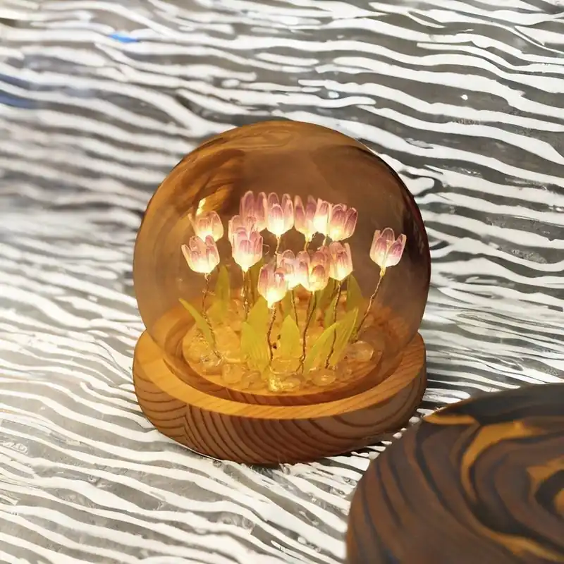 Lampe de Chevet Fille - Floral Night Bloom