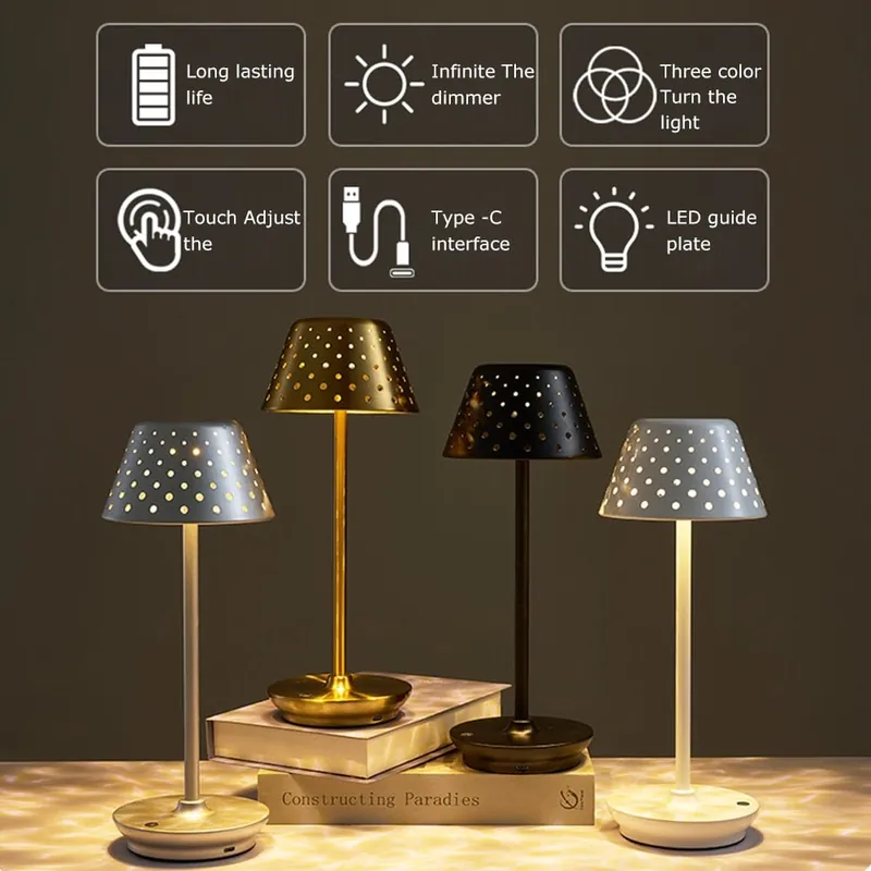 Lampe de Chevet Vintage - Luminéclipse