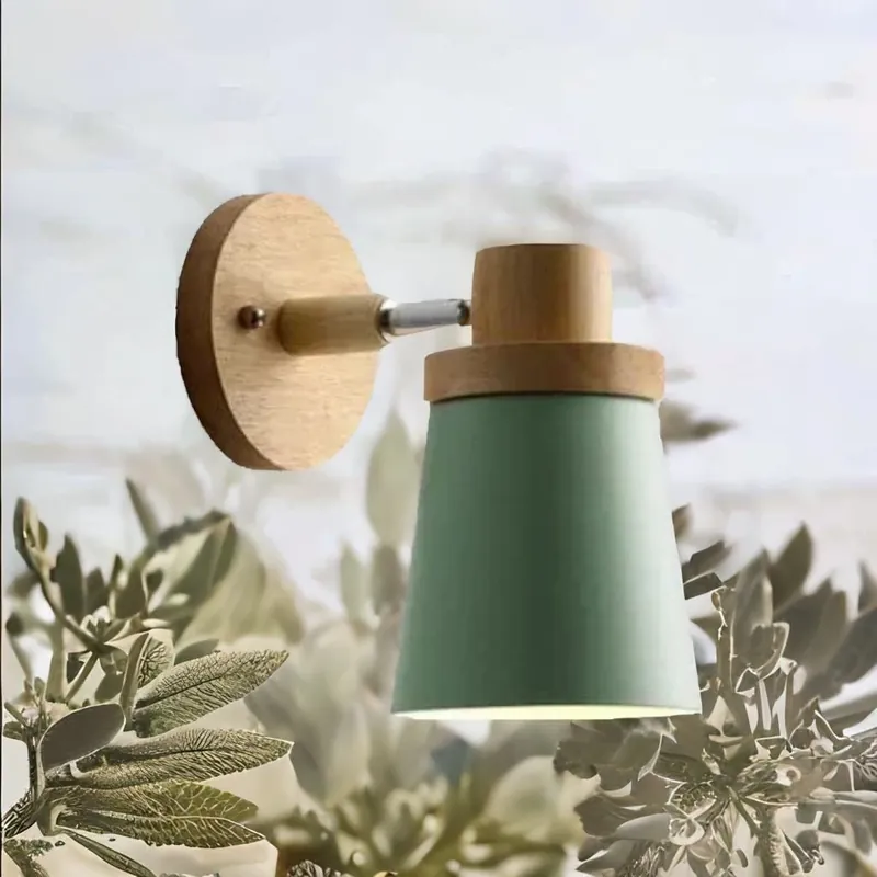 Lampe de chevet Murale Bois - Luminosité Naturelle
