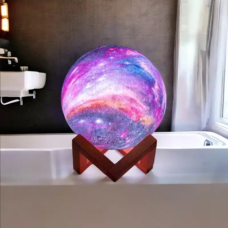 Lampe de chevet LED Sphérique - Luna Glow