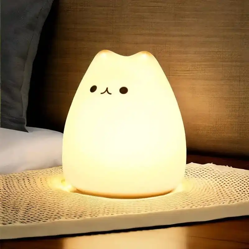 Lampe de Chevet Fille - Chaton mignon
