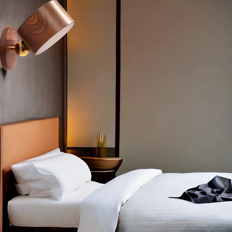 Lampe de Chevet Murale Bois - Luminia