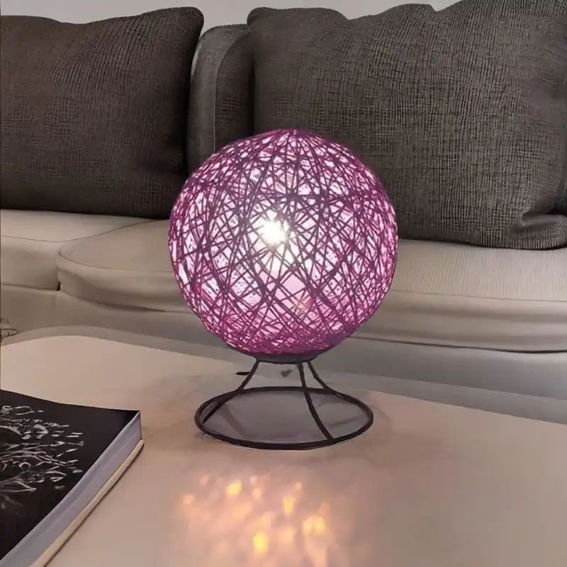 Lampe de Chevet Ronde Bois - LuminoPlanet