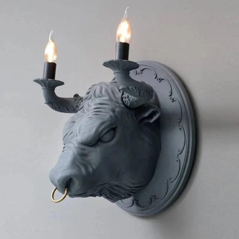 Applique murale design Toro Glow avec lumières LED nordiques