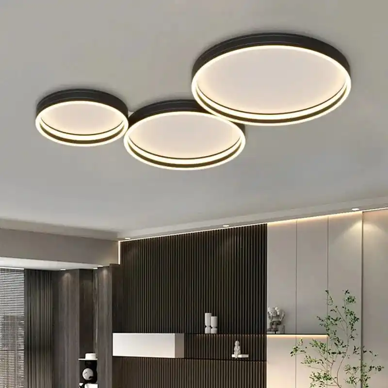 Plafonnier Rond Minimaliste Moderne avec Spectre Complet