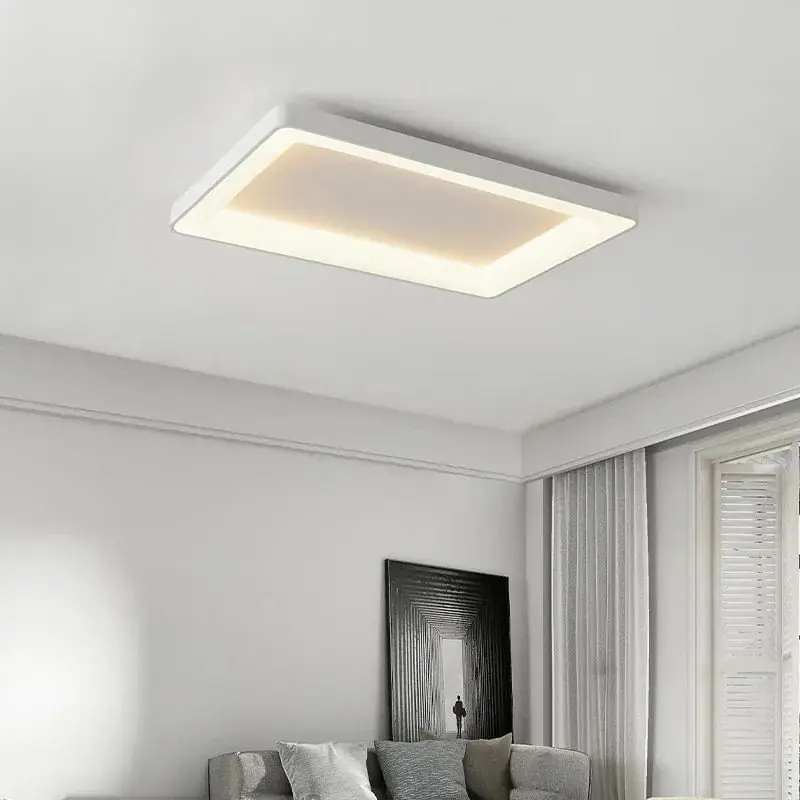 Plafonnier LED Rectangulaire pour un Intérieur Moderne