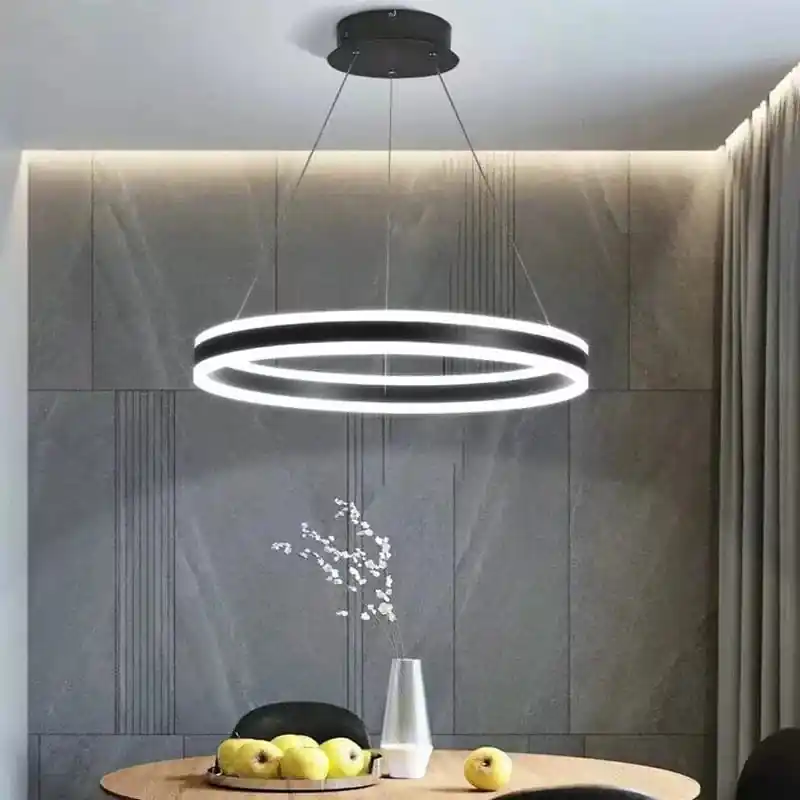 Lustre LED Moderne Dimmable pour Décoration Intérieure