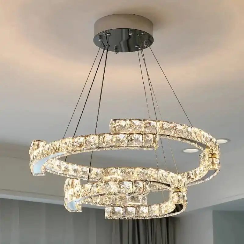 Suspension LED en cristal nordique décoratif