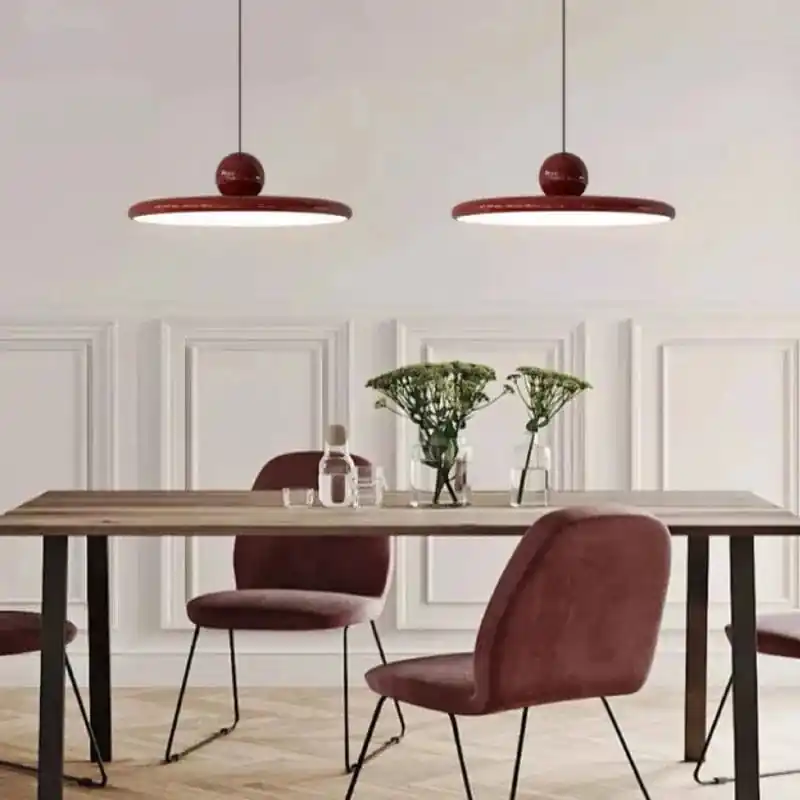 Lustre Nordique LED Élégant avec Abat-jour pour Décoration Maison - Un Éclairage Élégant
